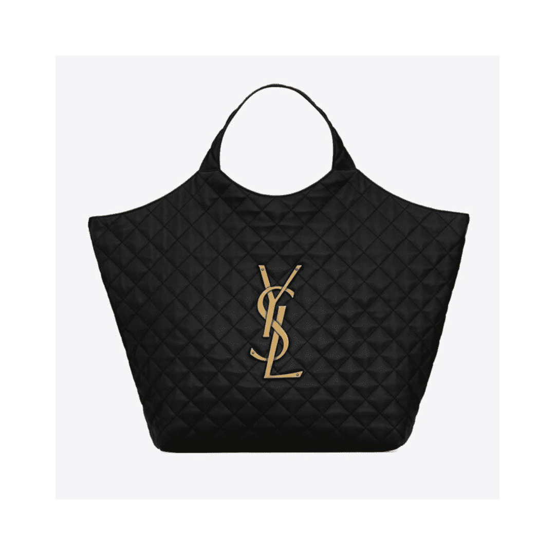 YSL Icare Maxi Shopping Bag in Black Quilted Lambskin - Lavergne.id